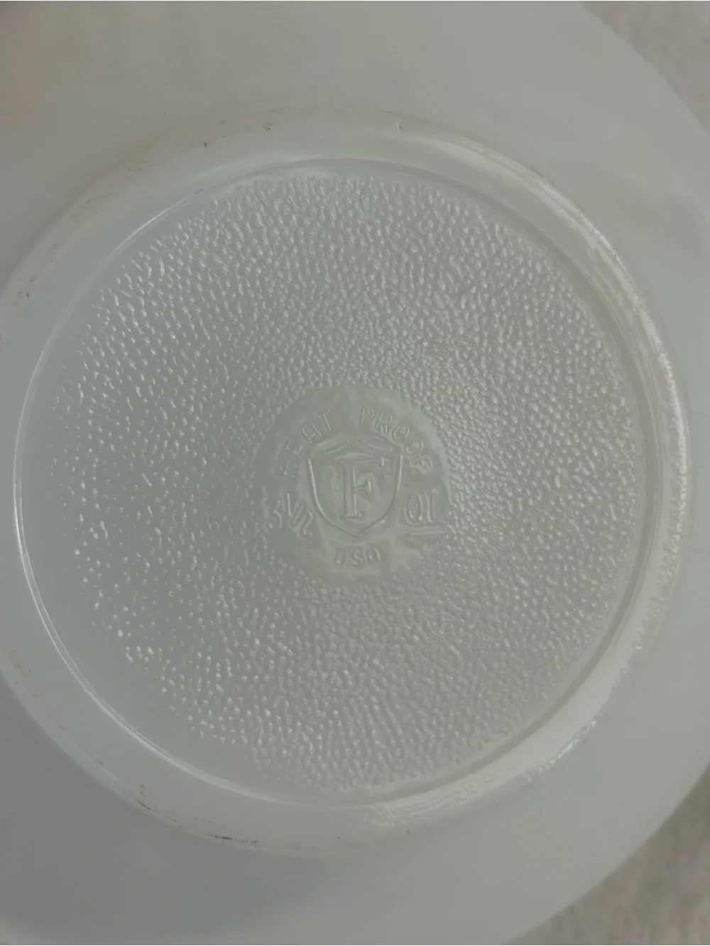VTG Federal Glass 3.5 QT Casserole Dish & Lid Black Diamond Pattern MCM Retro